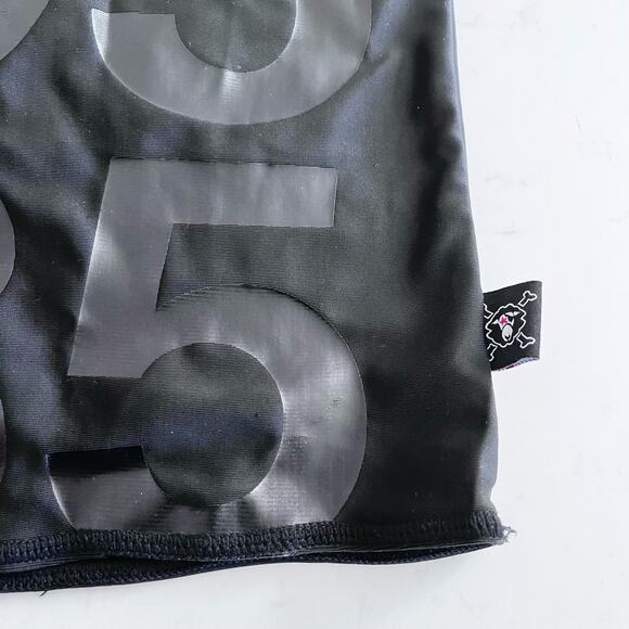 Nununu black unisex boy girl numbered rashguard size 6/7 - Picture 12 of 12